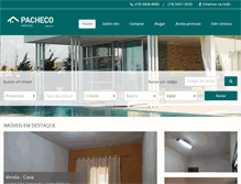 Tablet Screenshot of imoveispacheco.com.br